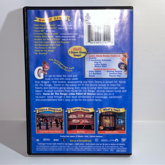 Home on the Range Sing Along Dvd - Picture 2 of 3